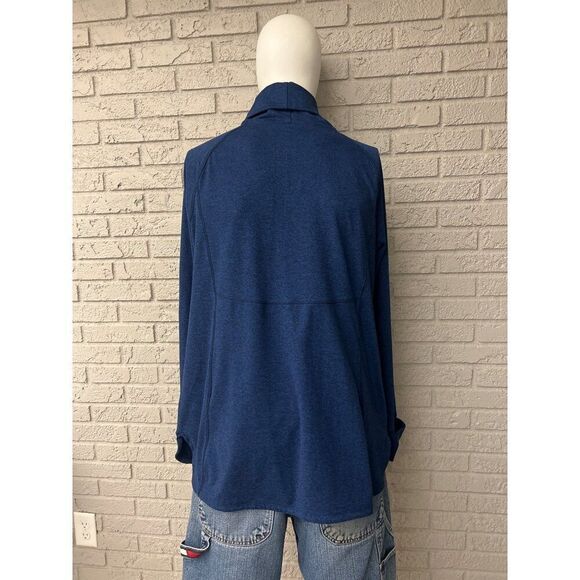 Duluth Trading Men Blue Turtleneck Sweatshirt Size XL - Picture 2 of 7